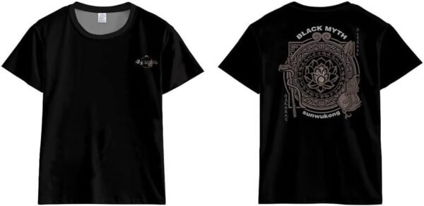 3D Printed Black Myth Wukong T-Shirt for Adults