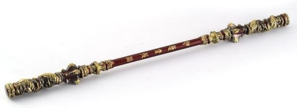 ACOLAR Monkey King Staff: Retro Metal Home Decor