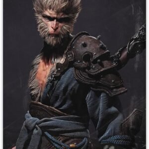 KANCAIGOU Wukong Black Myth Art Canvas Print